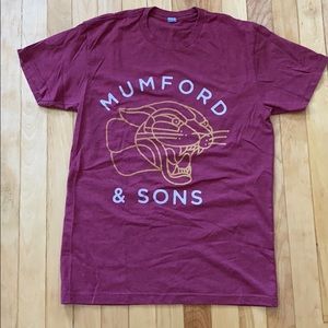 Mumford & Sons Light Red T shirt